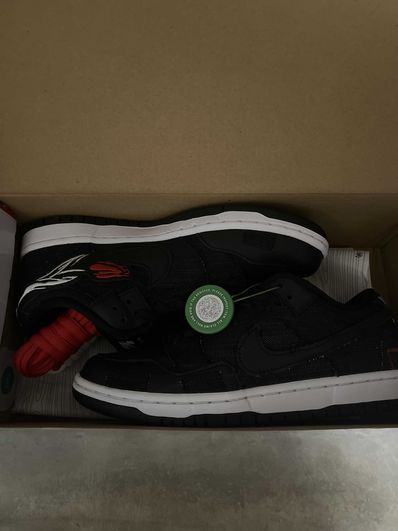 Wasted Youth × Nike SB Dunk Low "Black Denim" / VERDY