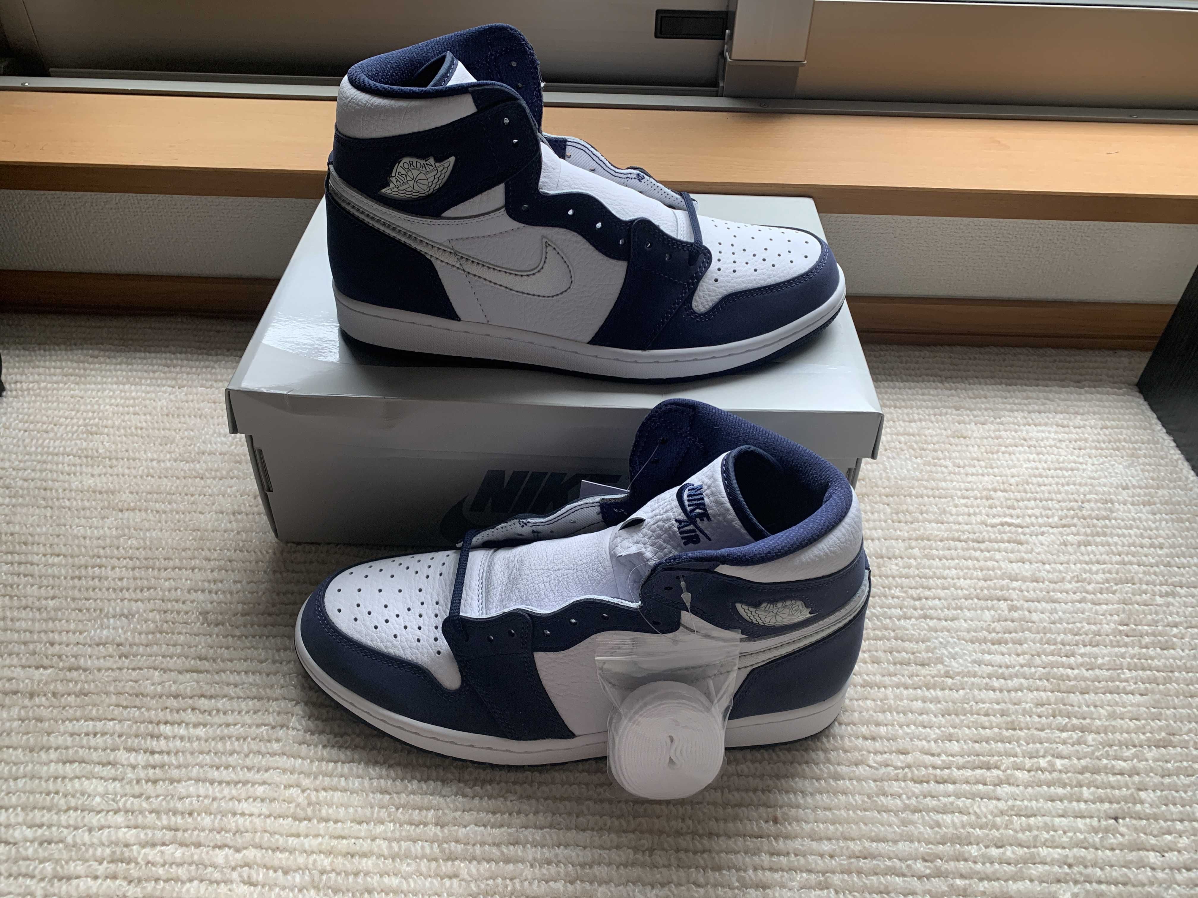Nike Air Jordan 1 High OG CO.JP "White/Midnight Navy" (2020)(ブリーフケースなし)