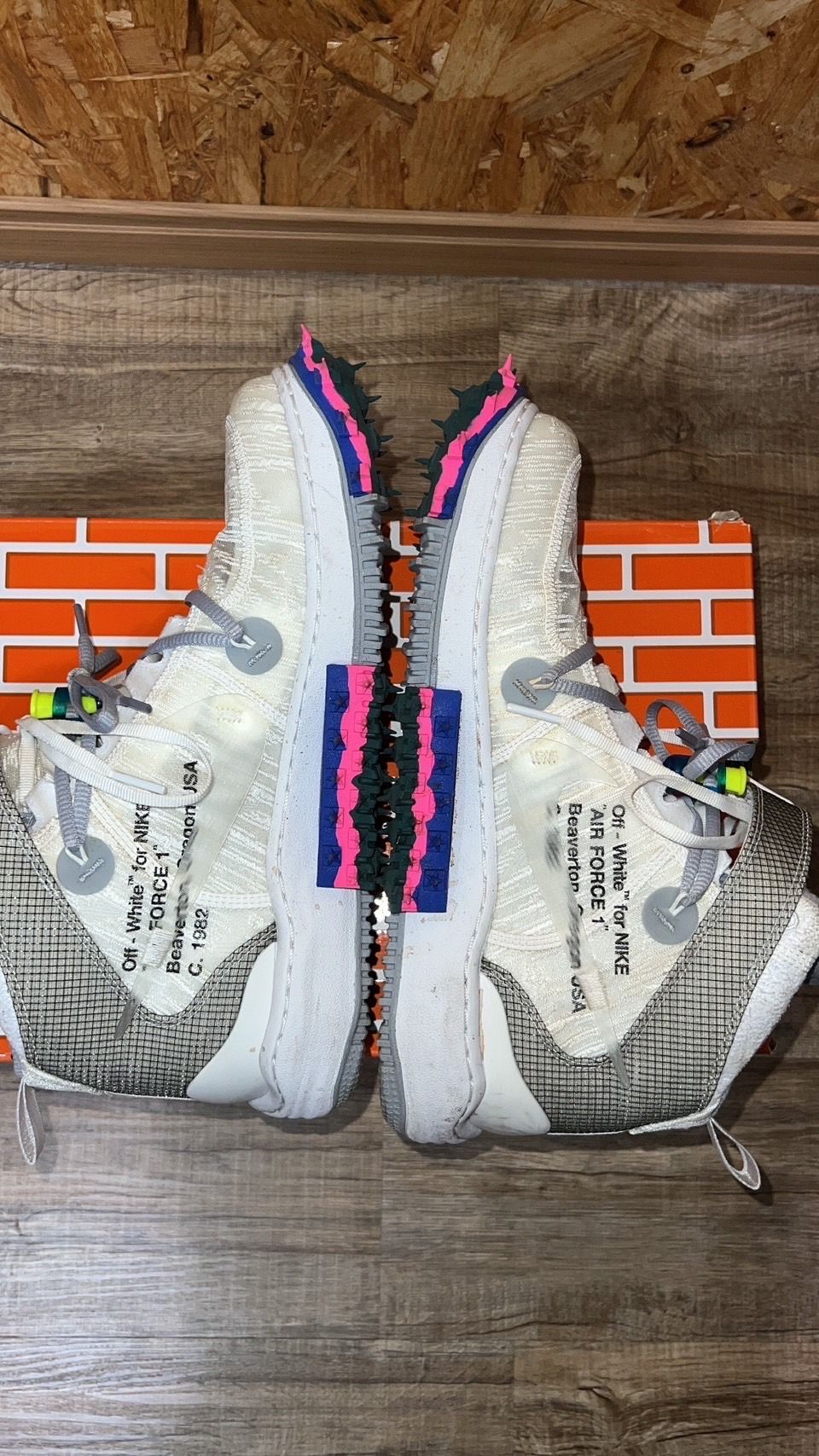 Off-White × Nike Air Force 1 Mid "White"