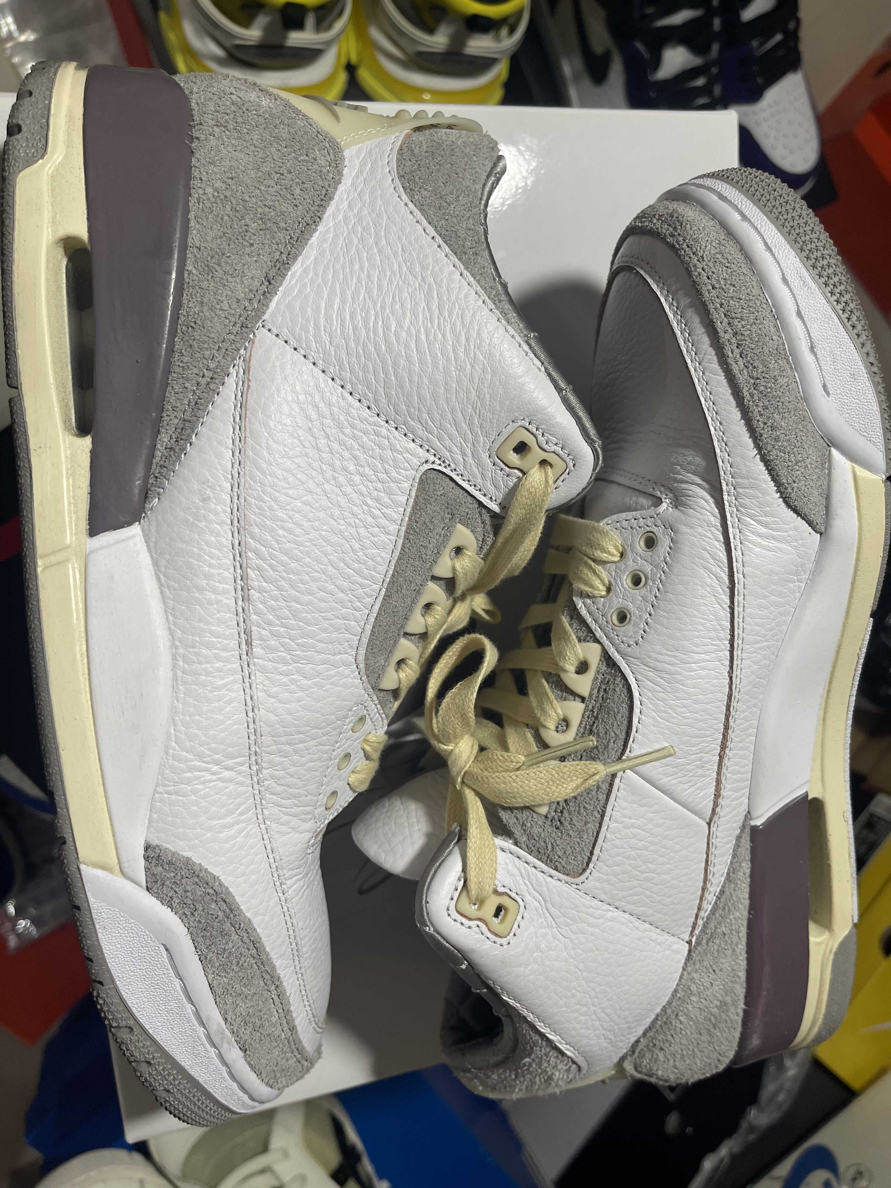 A Ma Maniere × Nike Women's Air Jordan 3 Retro SP "White/Medium Grey Violet Ore"