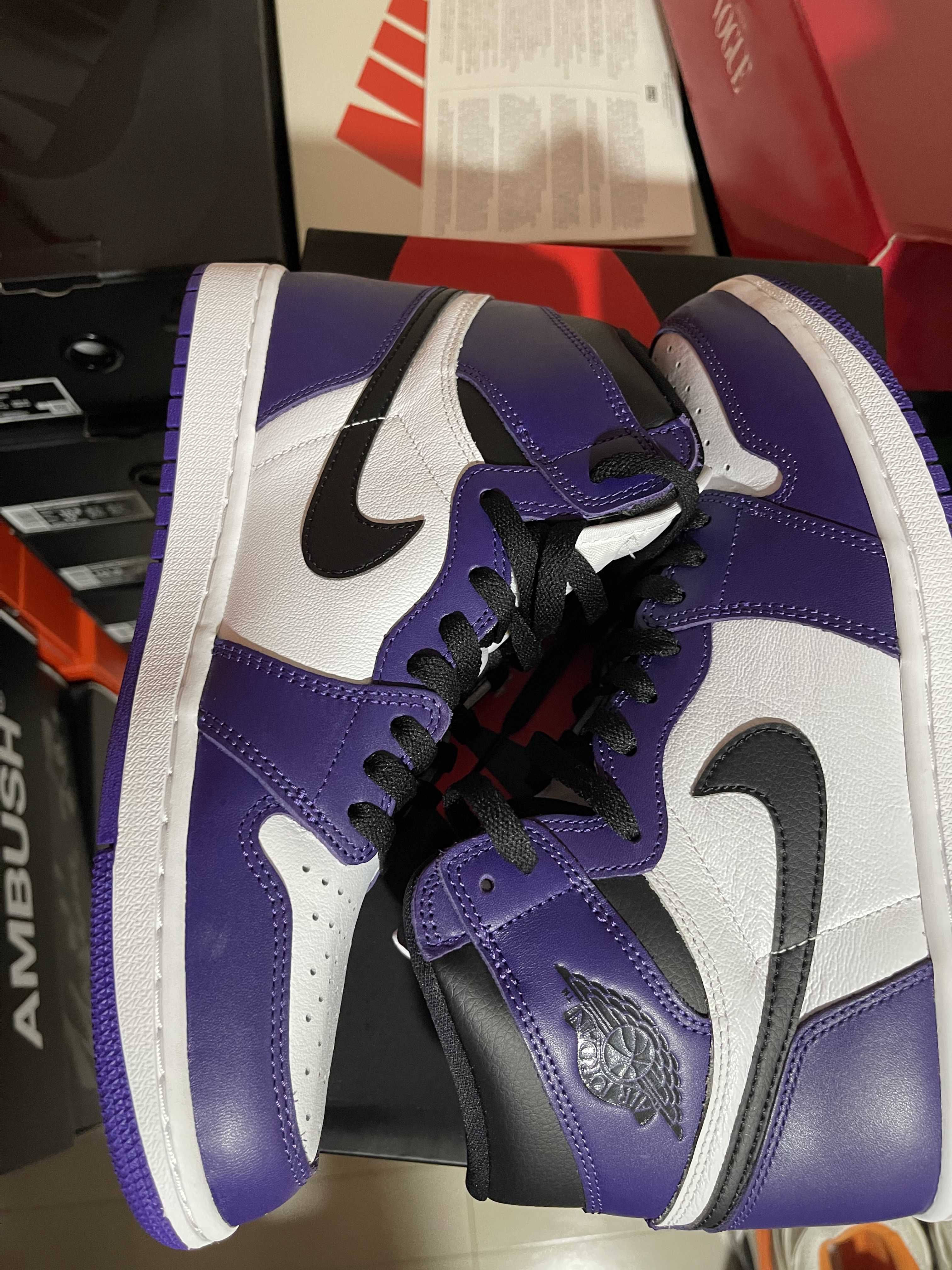 Nike Air Jordan 1 Retro High OG "Court Purple White/Black" (2020)   