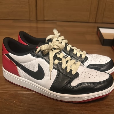 Nike Air Jordan 1 Retro Low OG "Black Toe"