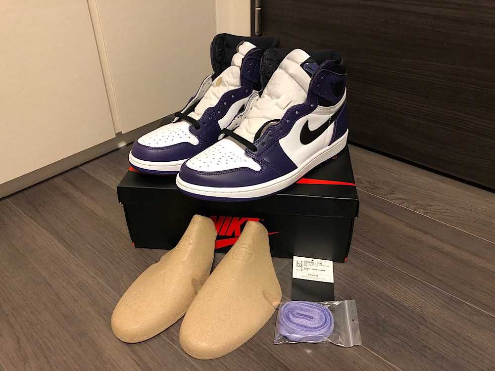 Nike Air Jordan 1 Retro High OG "Court Purple White/Black" (2020)   