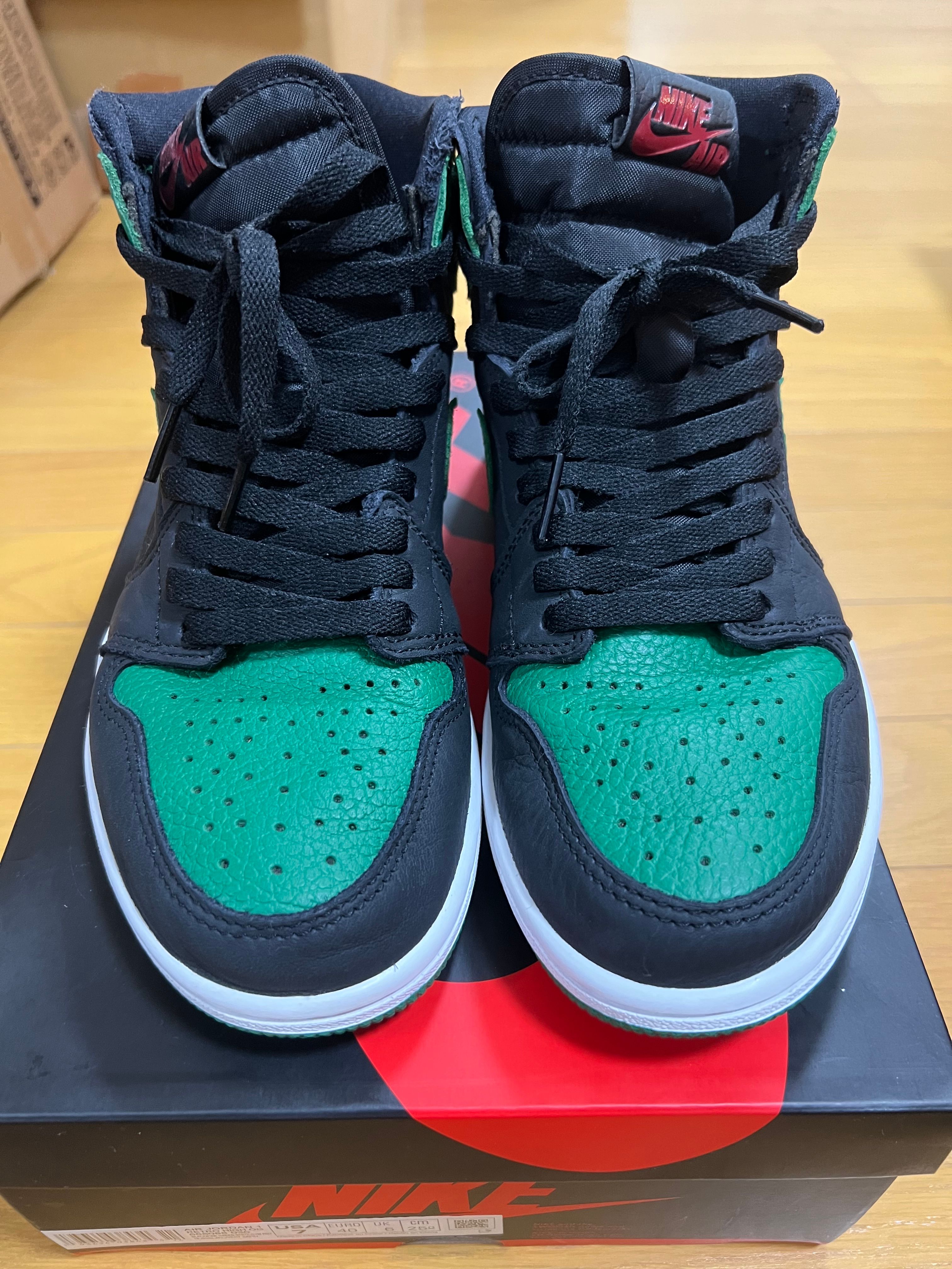 Nike Air Jordan 1 Retro High OG "Black/Pine Green" (2020)      