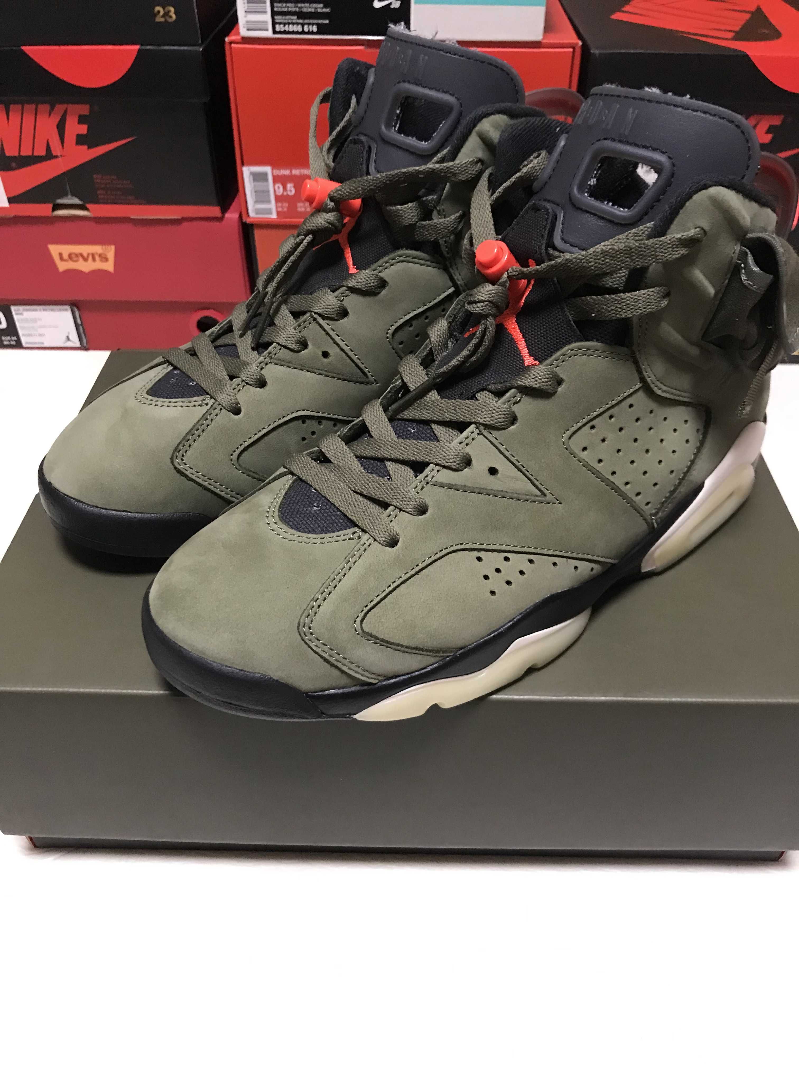 Travis Scott × Nike Air Jordan 6 Retro "Medium Olive"