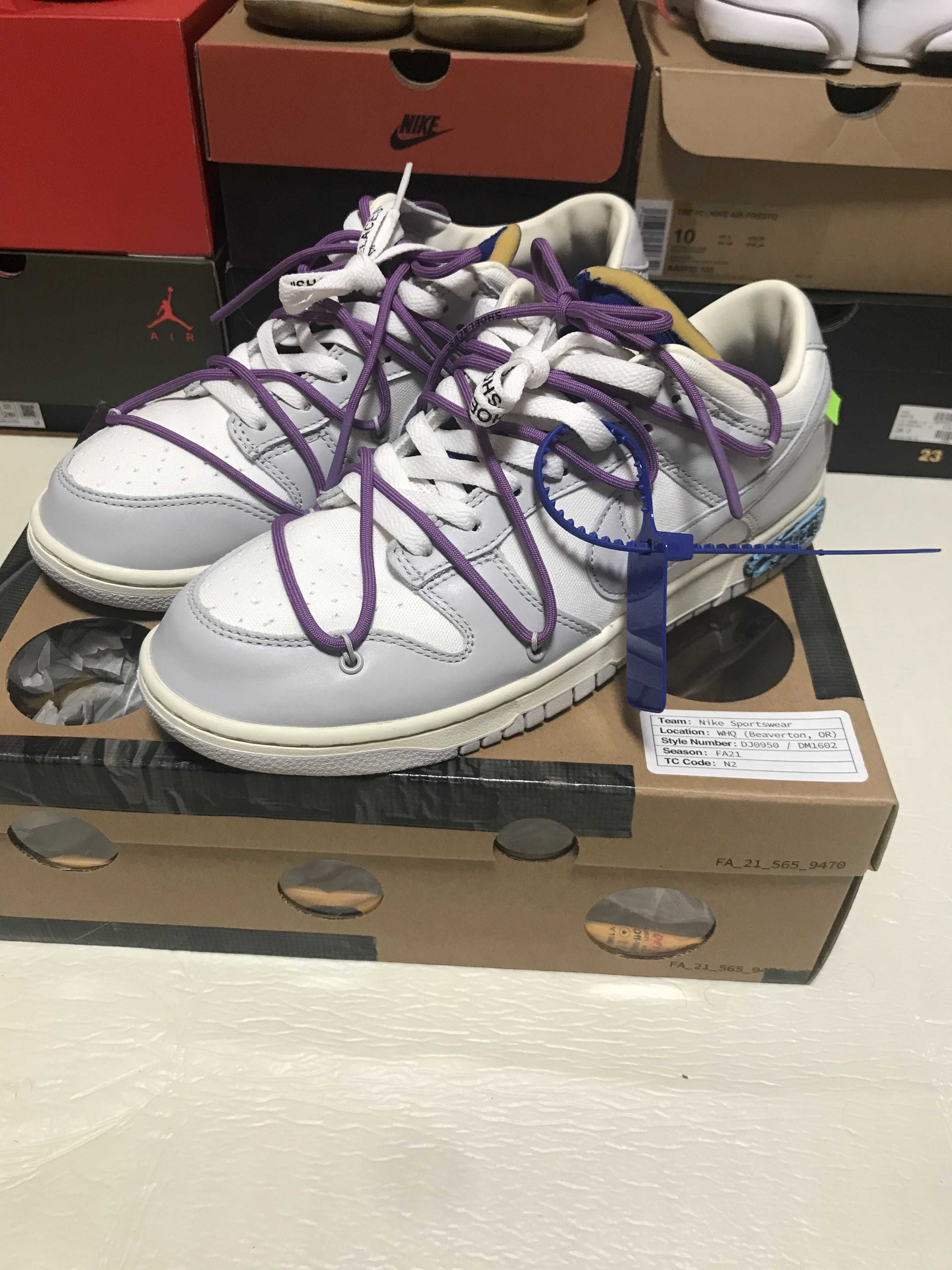 Off-White × Nike Dunk Low 1 of 50 "Lot.48"