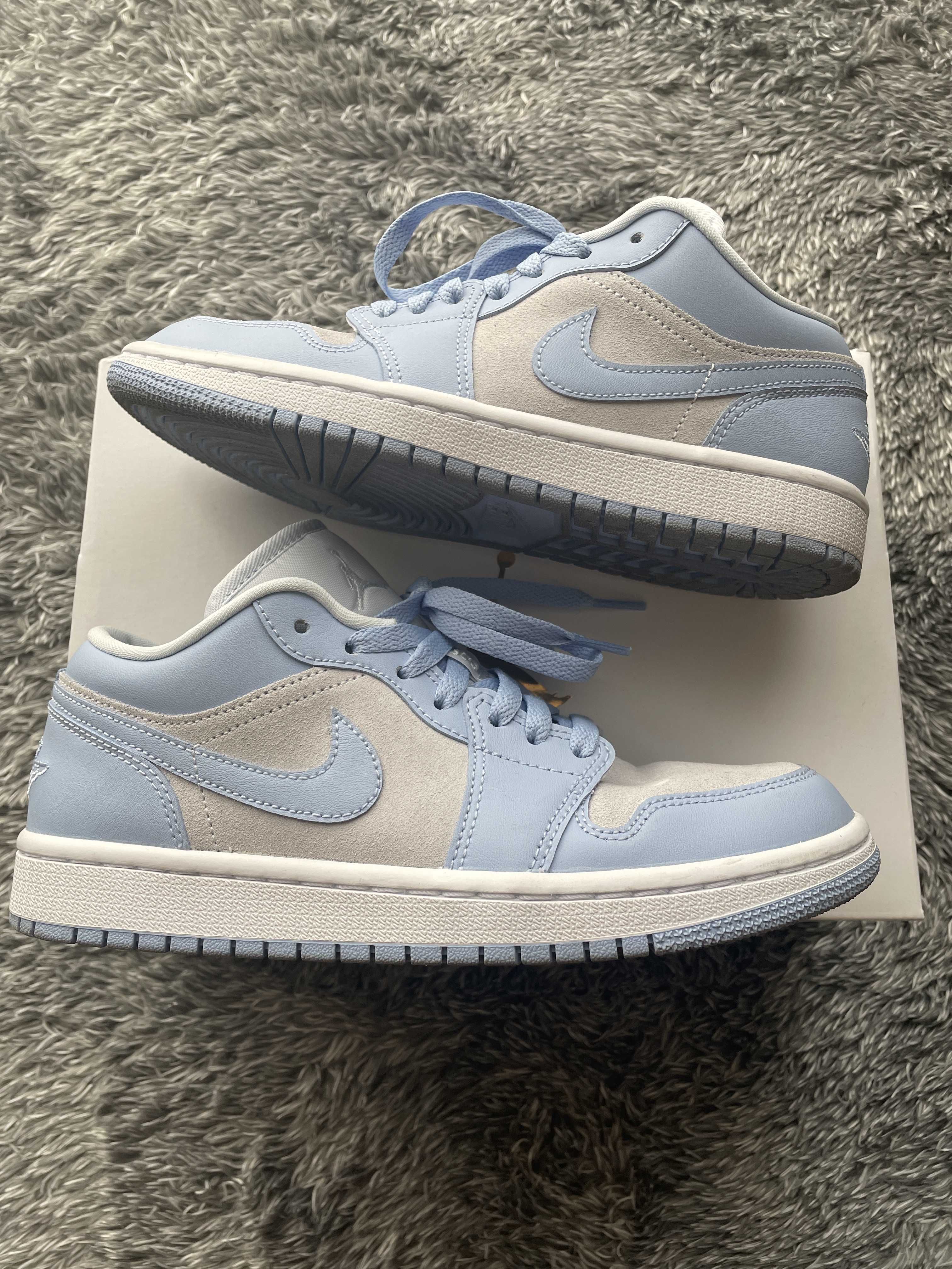 Nike Women's Air Jordan 1 Low "Football Grey/Aluminum/White"