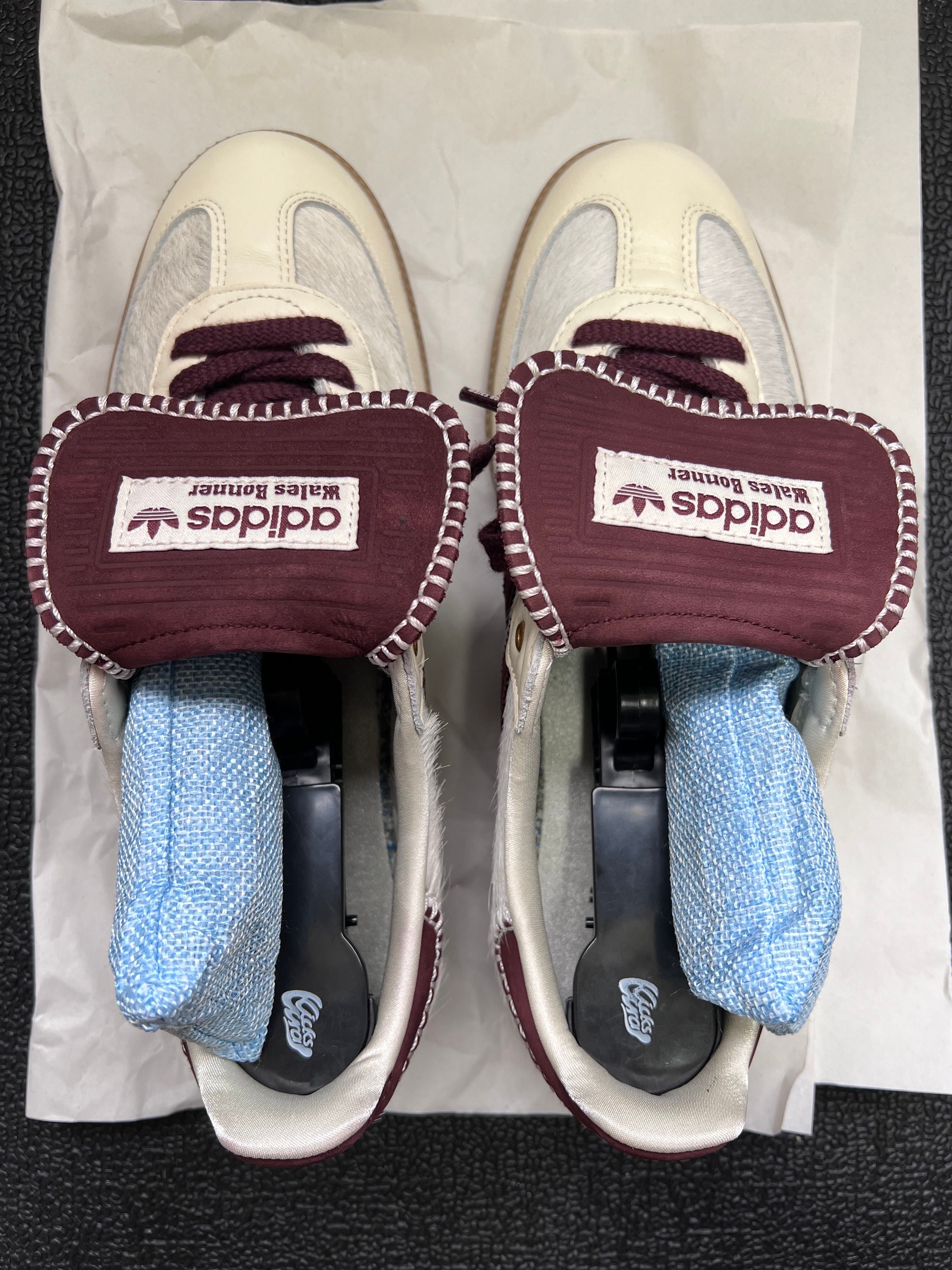 Wales Bonner × adidas Samba Pony Tonal Low "Cream White/Mystery Brown"