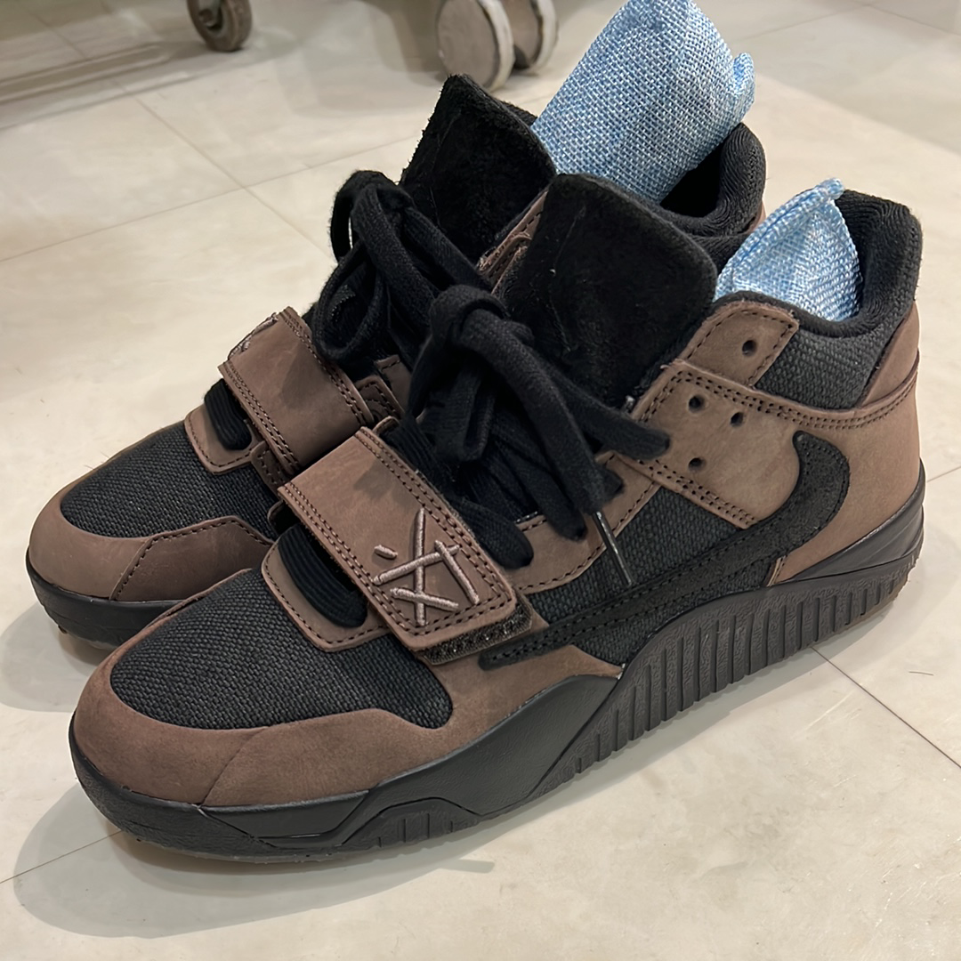 Travis Scott × Nike Jordan Jumpman Jack TR CJ1 T-Rexx "Black and Dark Mocha"