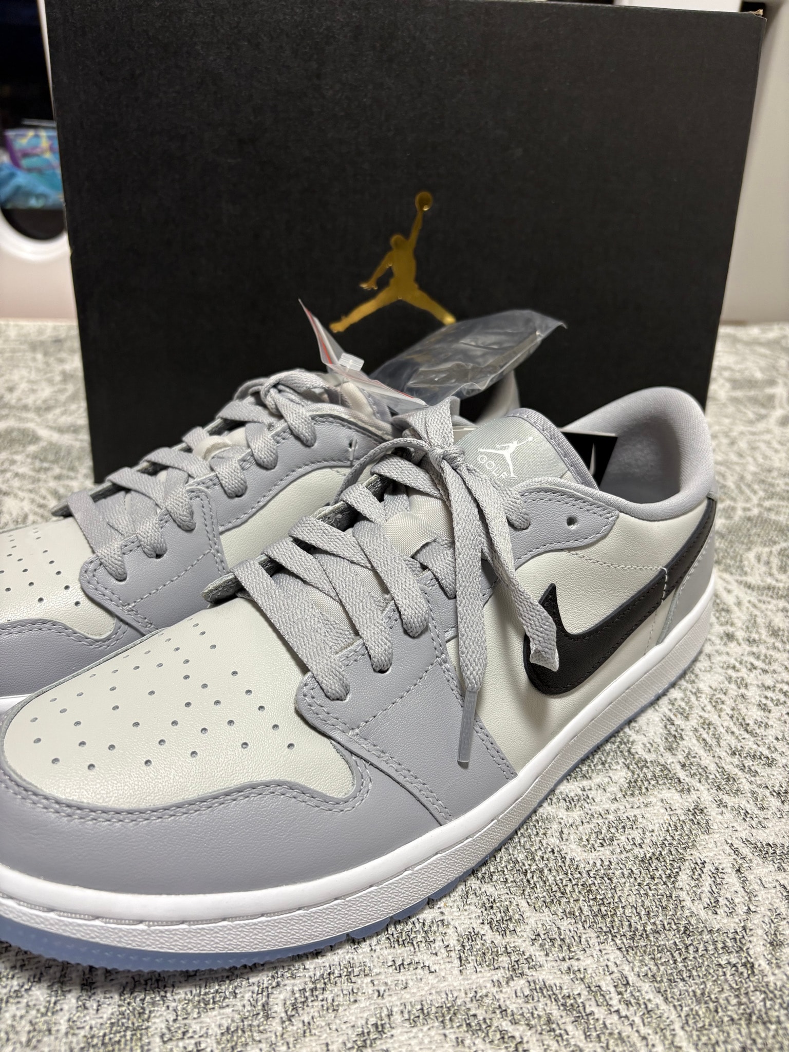 Nike Air Jordan 1 Low Golf "Wolf Grey/Photon Dust/White/Black"