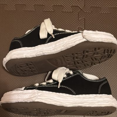 Maison MIHARA YASUHIRO PETERSON 23 OG Sole Canvas Low-top Sneaker "Black" (A11FW702)