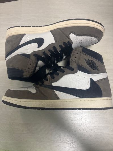 Travis Scott × Nike Air Jordan 1 Retro High OG TS SP "Sail/Dark Mocha"