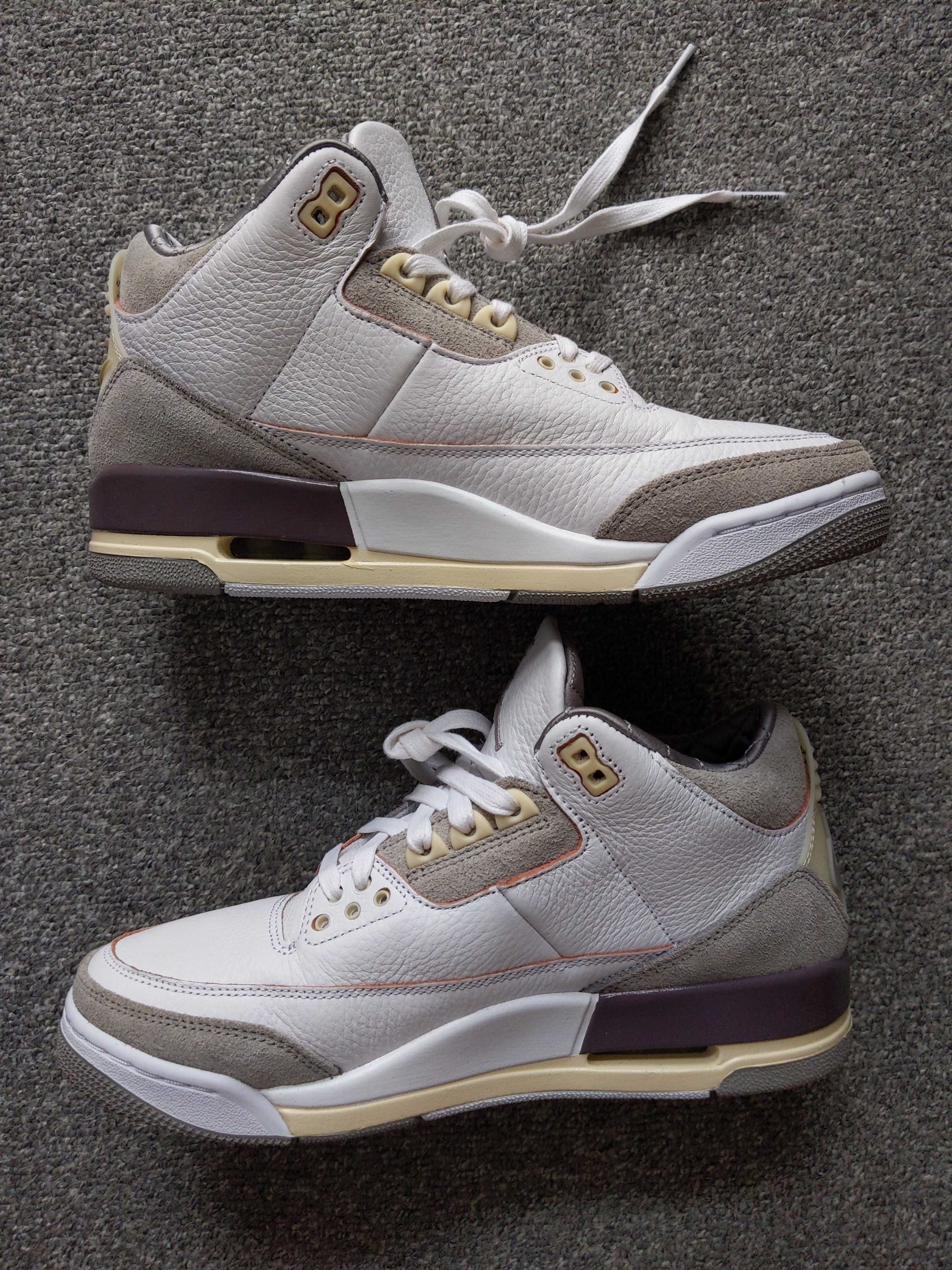 A Ma Maniere × Nike Women's Air Jordan 3 Retro SP "White/Medium Grey Violet Ore"