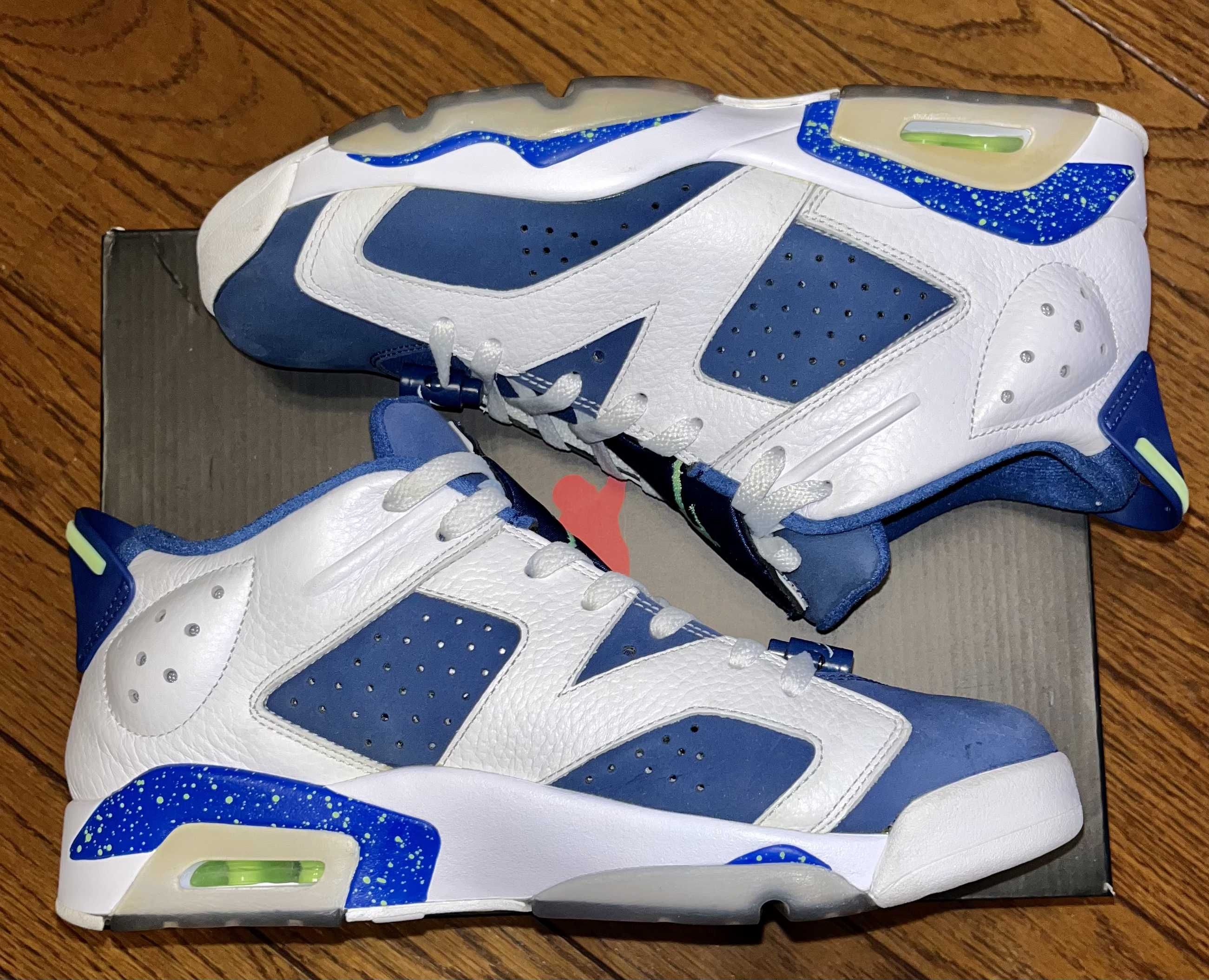 NIKE AIR JORDAN 6 RETRO LOW "GHOST GREEN"
