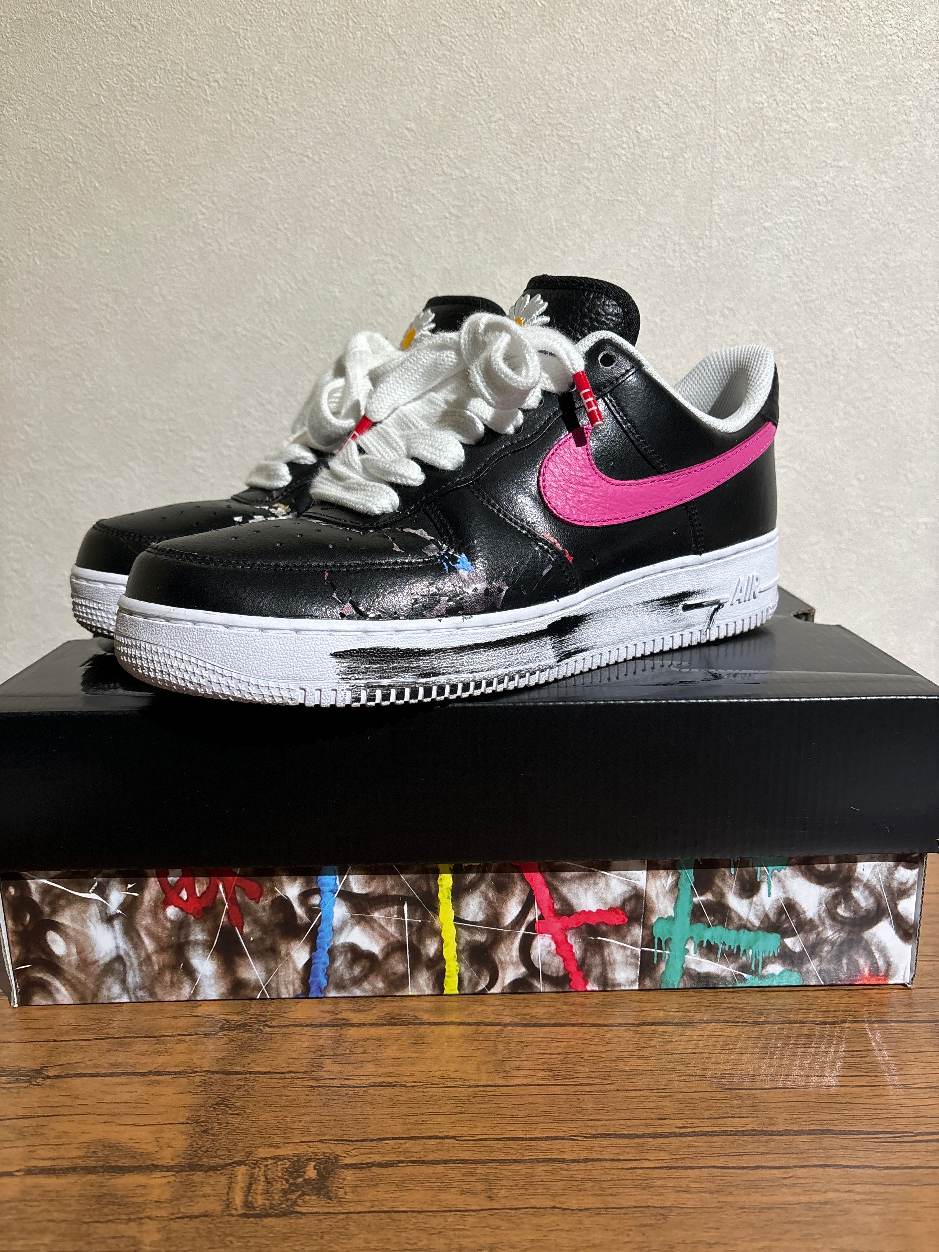 PEACEMINUSONE × Nike Air Force 1 Low '07 Para-Noise 3.0 "Black and Multi-Color" / G-DRAGON