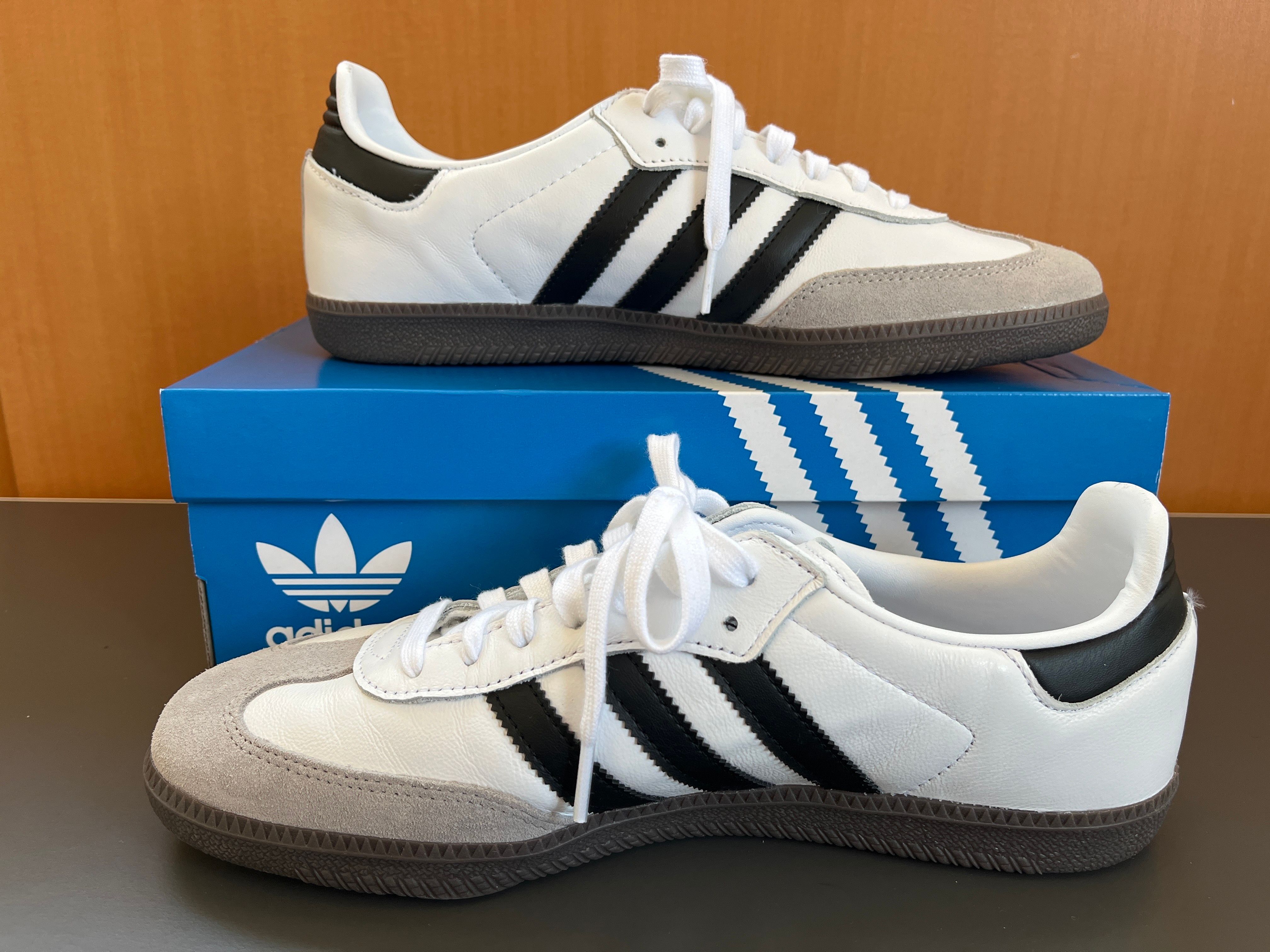 adidas Samba OG "Cloud White/Core Black/Clear Granite"