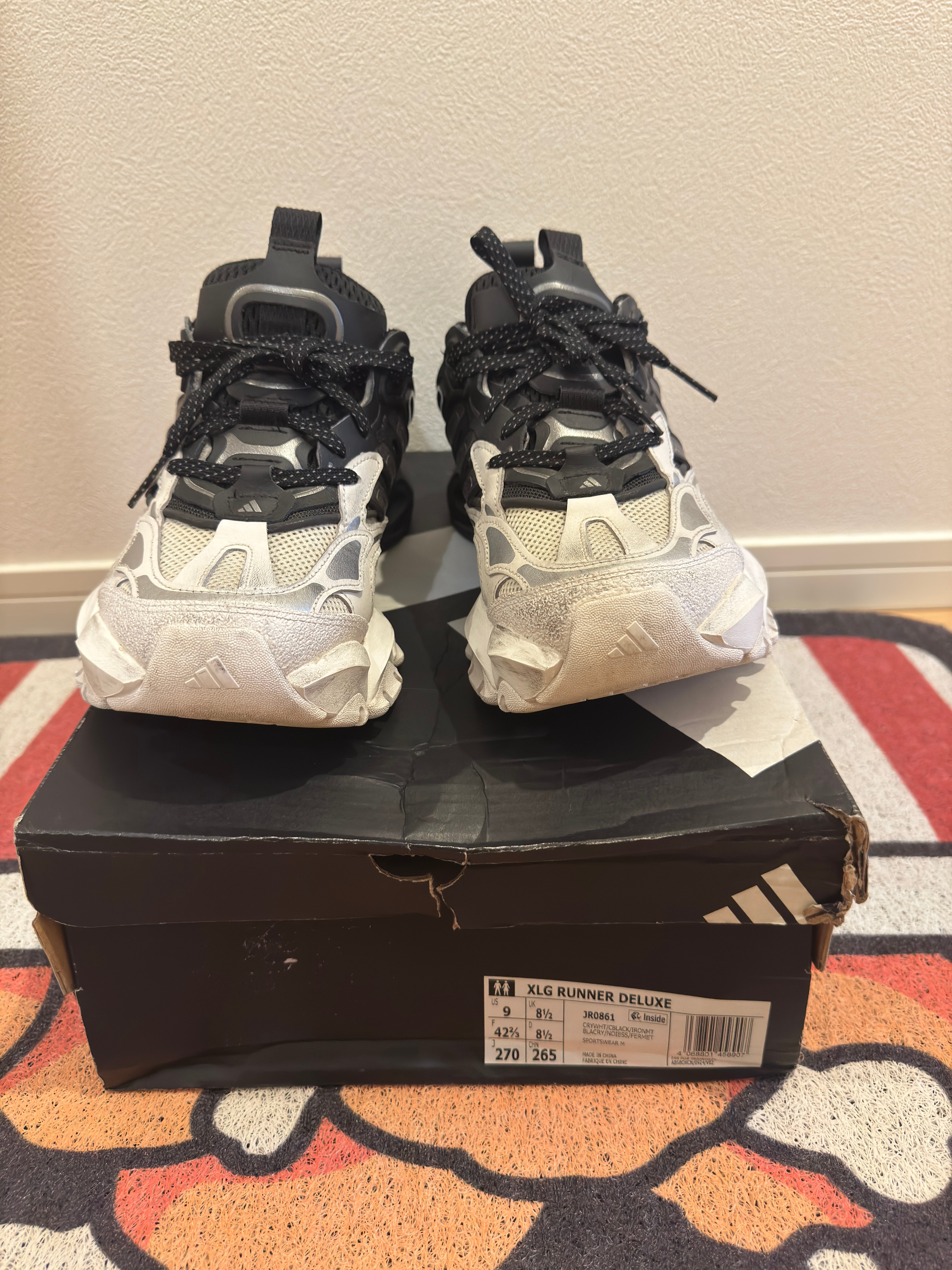 adidas XLG Runner Deluxe "White/Black"