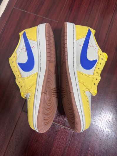 Travis Scott × Nike Women's Air Jordan 1 Retro Low OG "Canary"