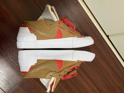 SACAI × NIKE BLAZER LOW "BRITISH TAN"