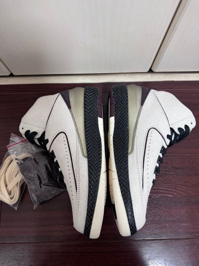 A Ma Maniere × Nike Air Jordan 2 "Airness/Sail and Burgundy"