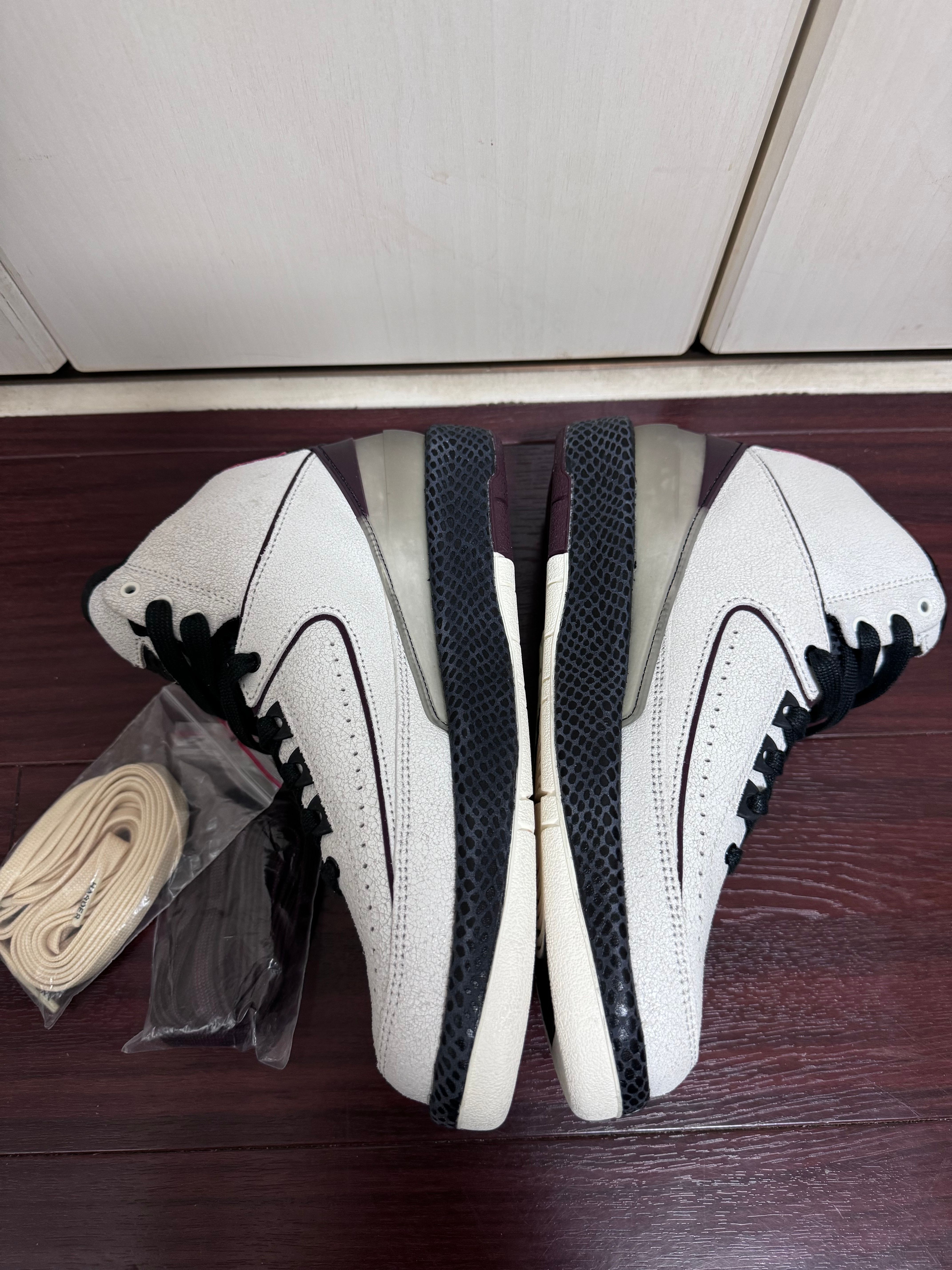 A Ma Maniere × Nike Air Jordan 2 "Airness/Sail and Burgundy"