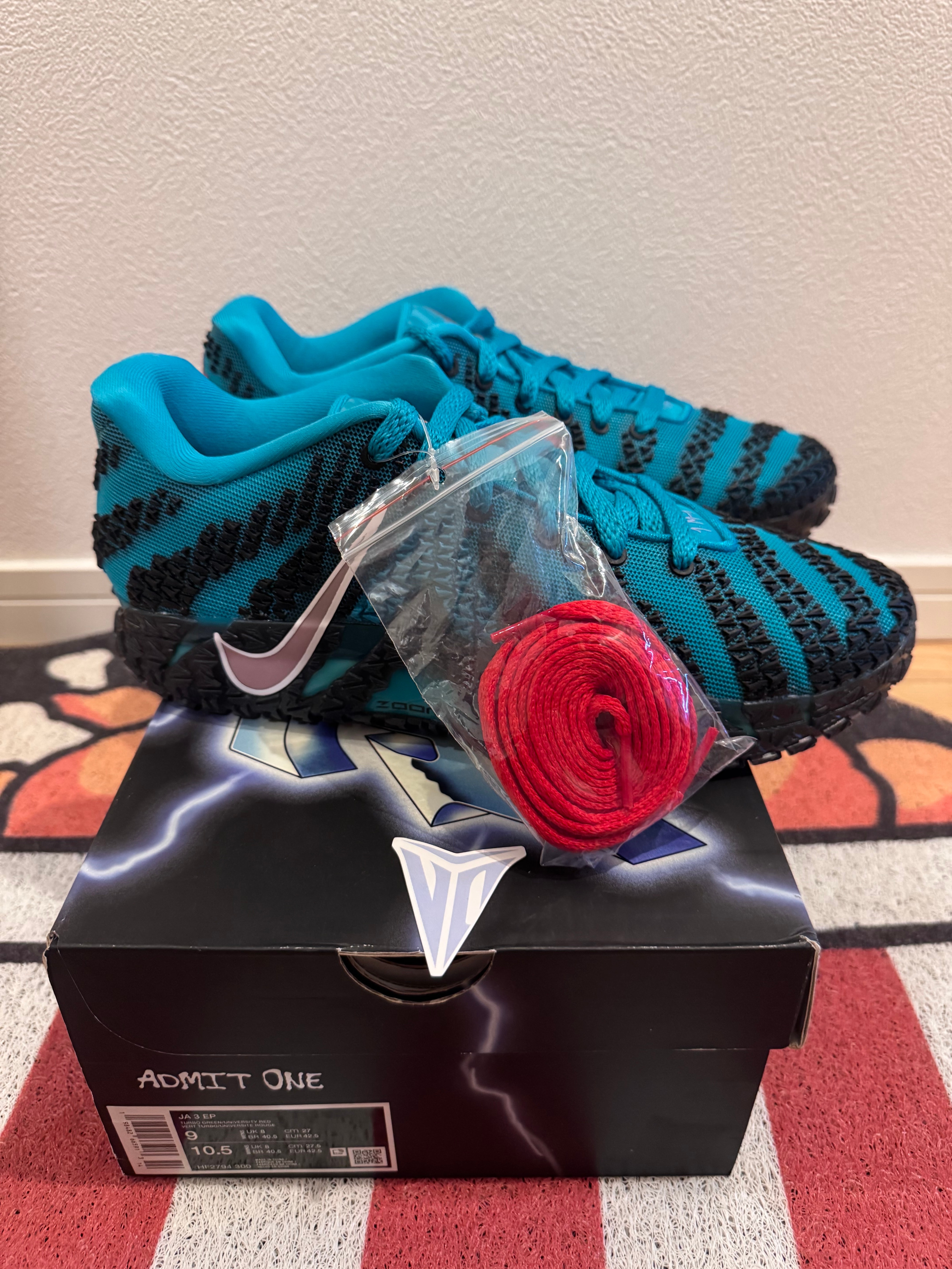 Nike Ja 3 "Turbo Green" (HF2793-300/HF2794-300)