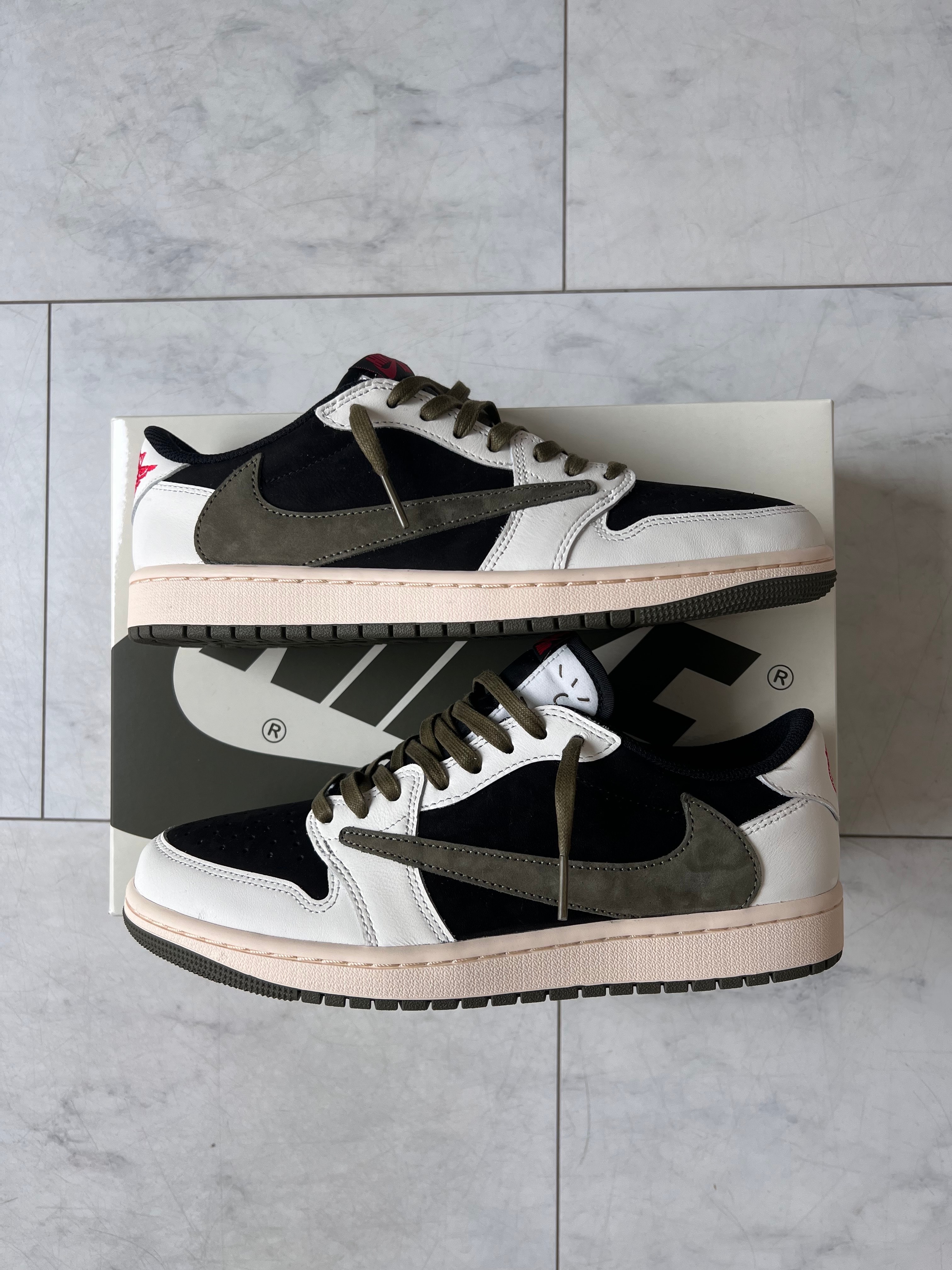 Travis Scott × Nike Women's Air Jordan 1 Low OG "Medium Olive"
