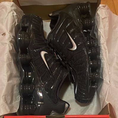 Nike Women's Shox TL "Off Noir/Metallic Silver"