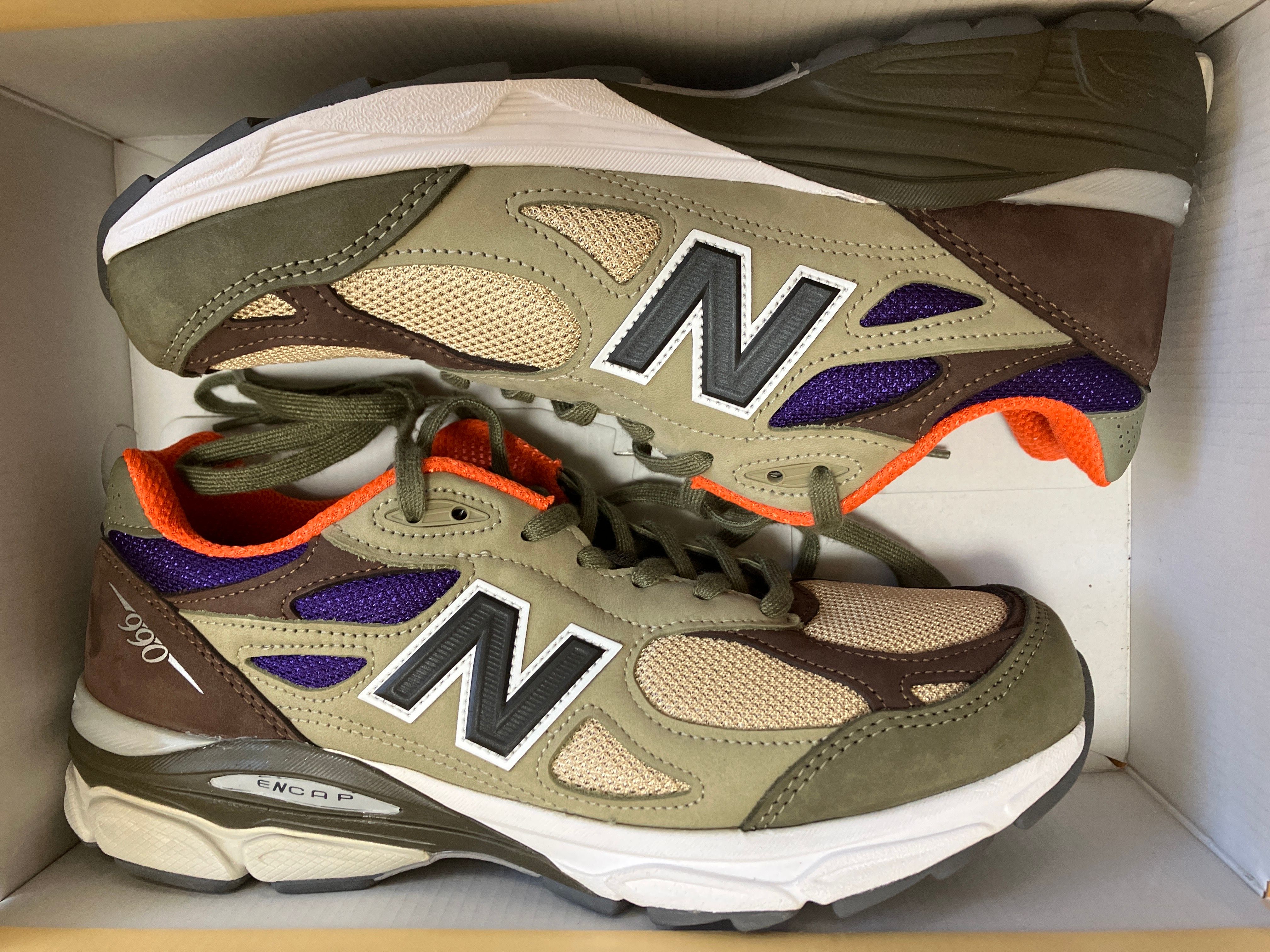 New Balance 990V3 "Khaki/Orange"