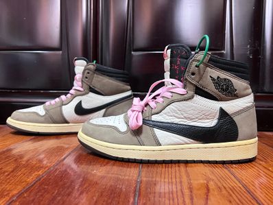 Travis Scott × Nike Air Jordan 1 Retro High OG TS SP "Sail/Dark Mocha"