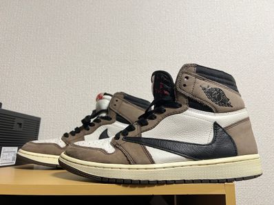 Travis Scott × Nike Air Jordan 1 Retro High OG TS SP "Sail/Dark Mocha"