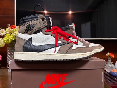 Travis Scott × Nike Air Jordan 1 Retro High OG TS SP "Sail/Dark Mocha"