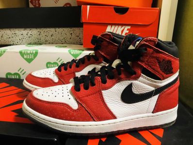 Spiderman × Nike Air Jordan 1 Origin Story "Gym Red/White/Photo Blue/Black"