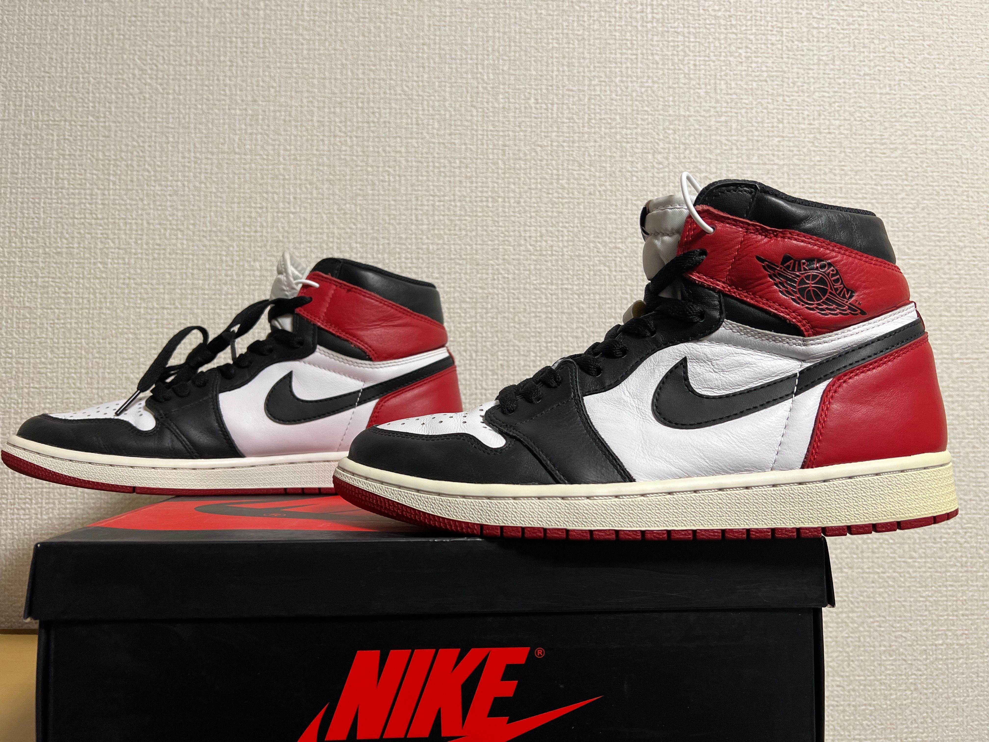 Nike Air Jordan 1 Retro High OG "Black Toe"(2016)