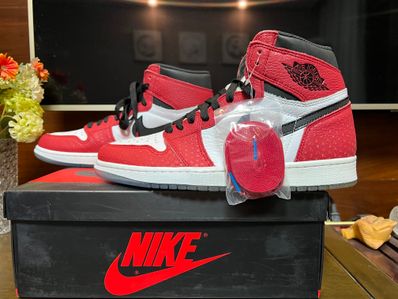 Spiderman × Nike Air Jordan 1 Origin Story "Gym Red/White/Photo Blue/Black"