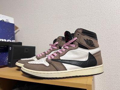 Travis Scott × Nike Air Jordan 1 Retro High OG TS SP "Sail/Dark Mocha"