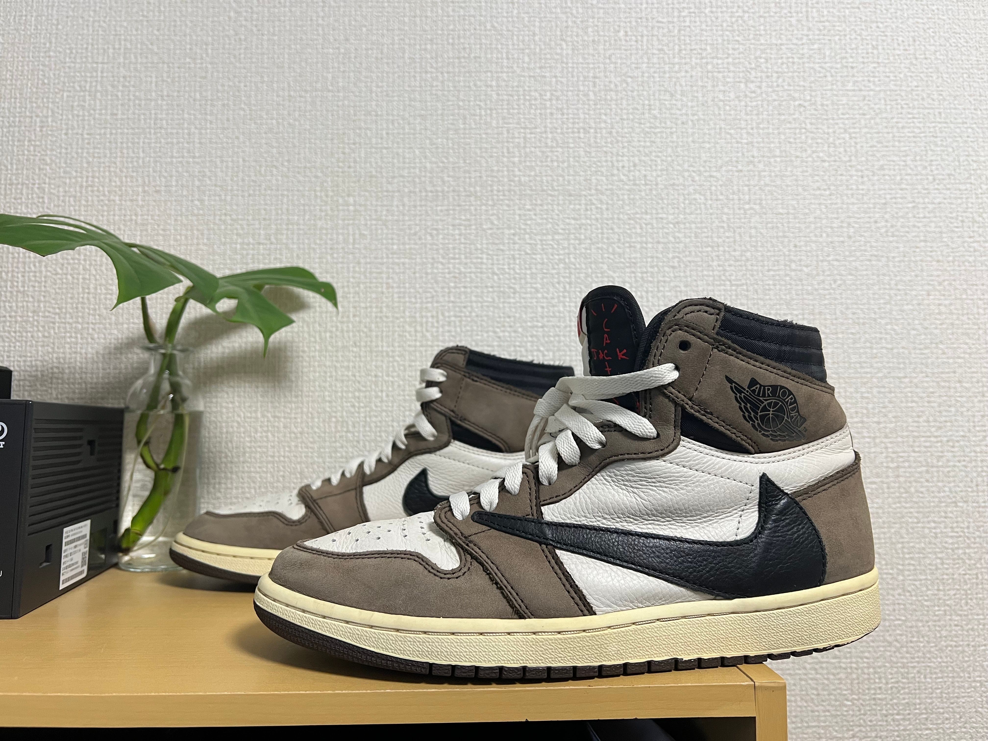 Travis Scott × Nike Air Jordan 1 Retro High OG TS SP "Sail/Dark Mocha"