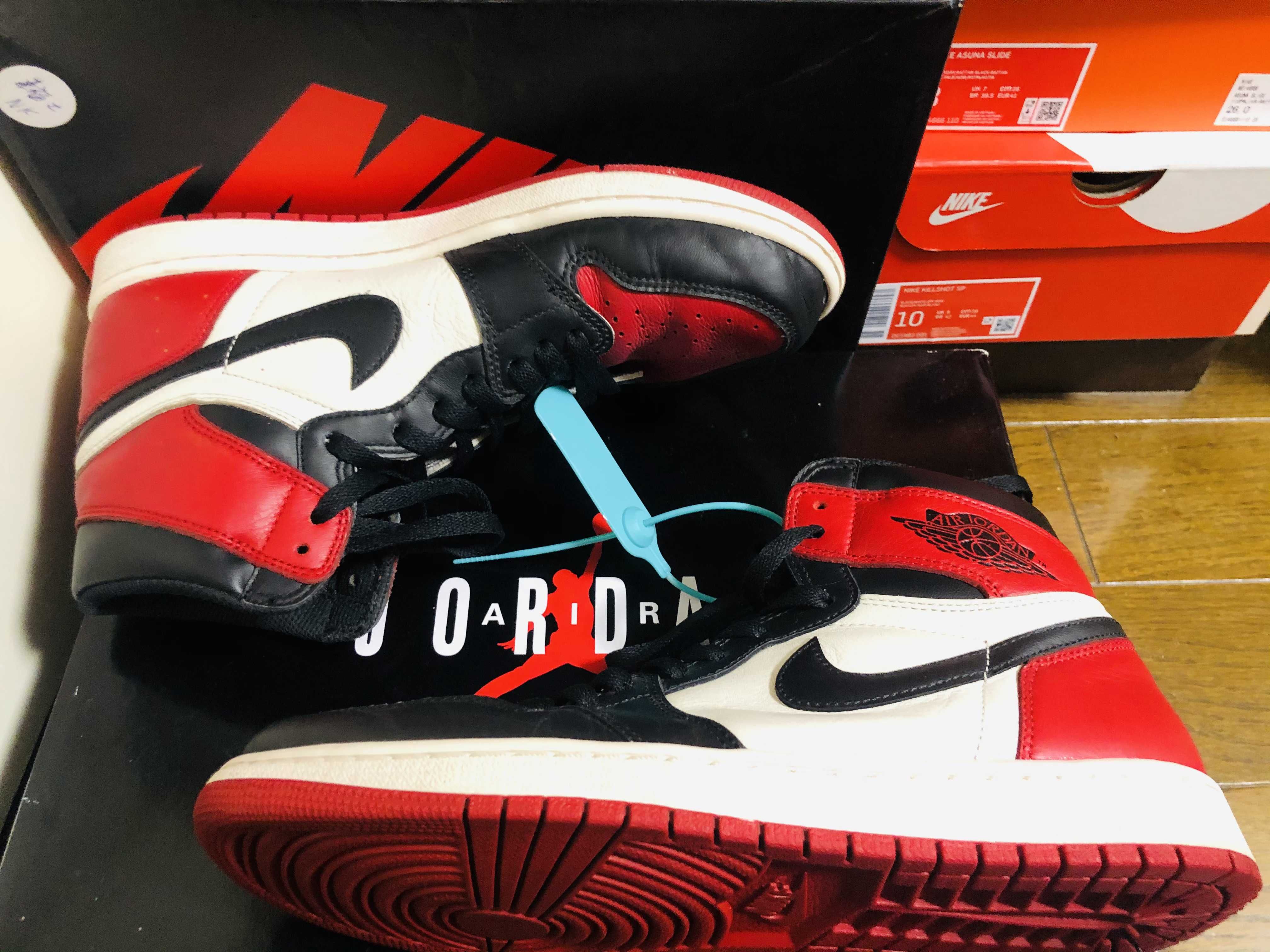 Nike Air Jordan 1 Retro High OG "Bred Toe"