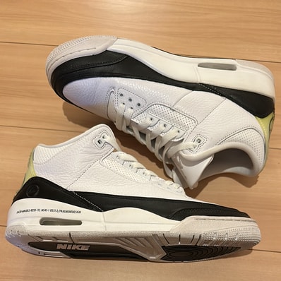 Fragment × Nike Air Jordan 3 "White/Black"