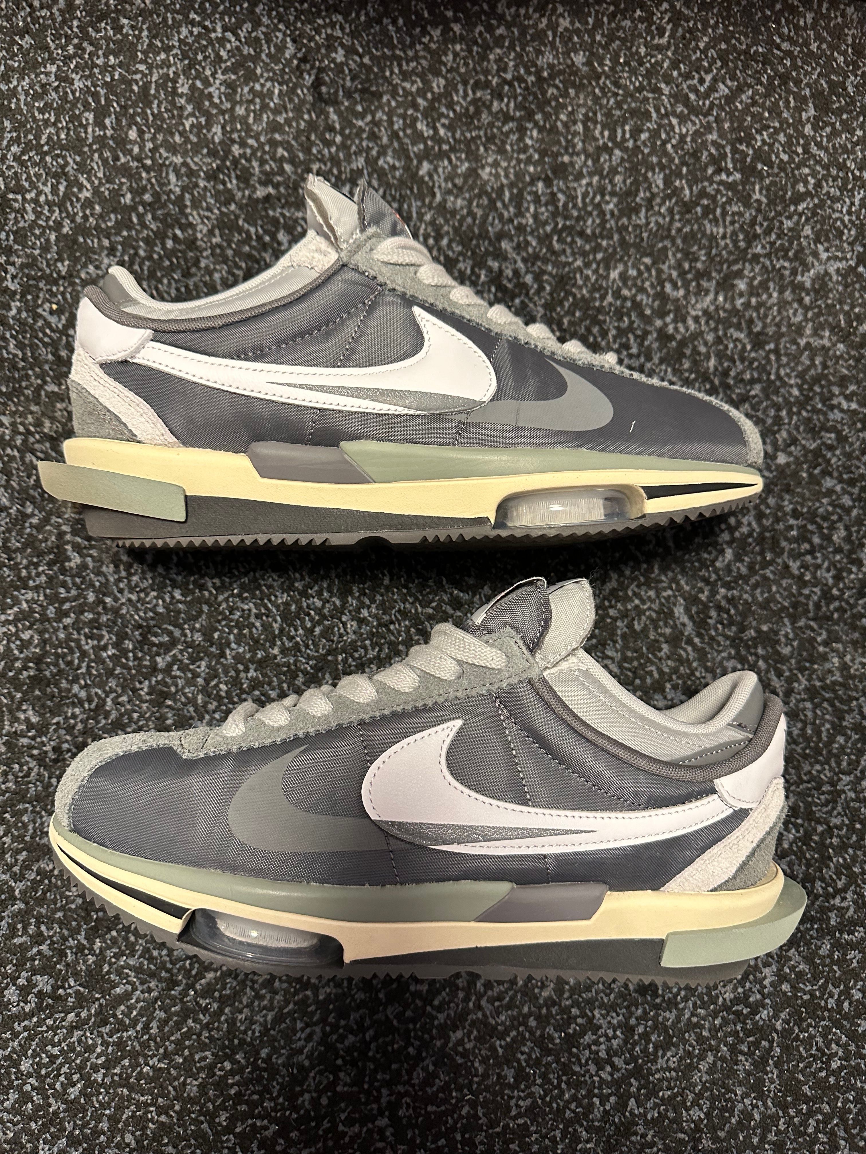 sacai × Nike Zoom Cortez "Iron Grey"