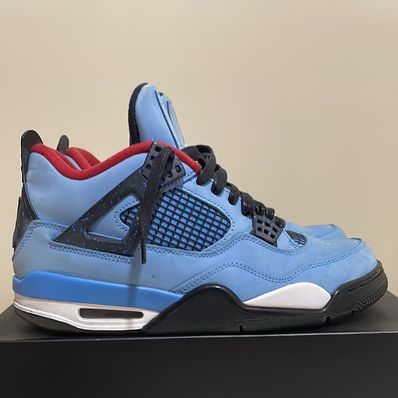 Travis Scott × Nike Air Jordan 4 Retro Cactus Jack "University Blue"