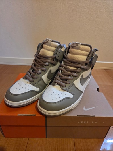 Nike Dunk High "Med Grey/White"