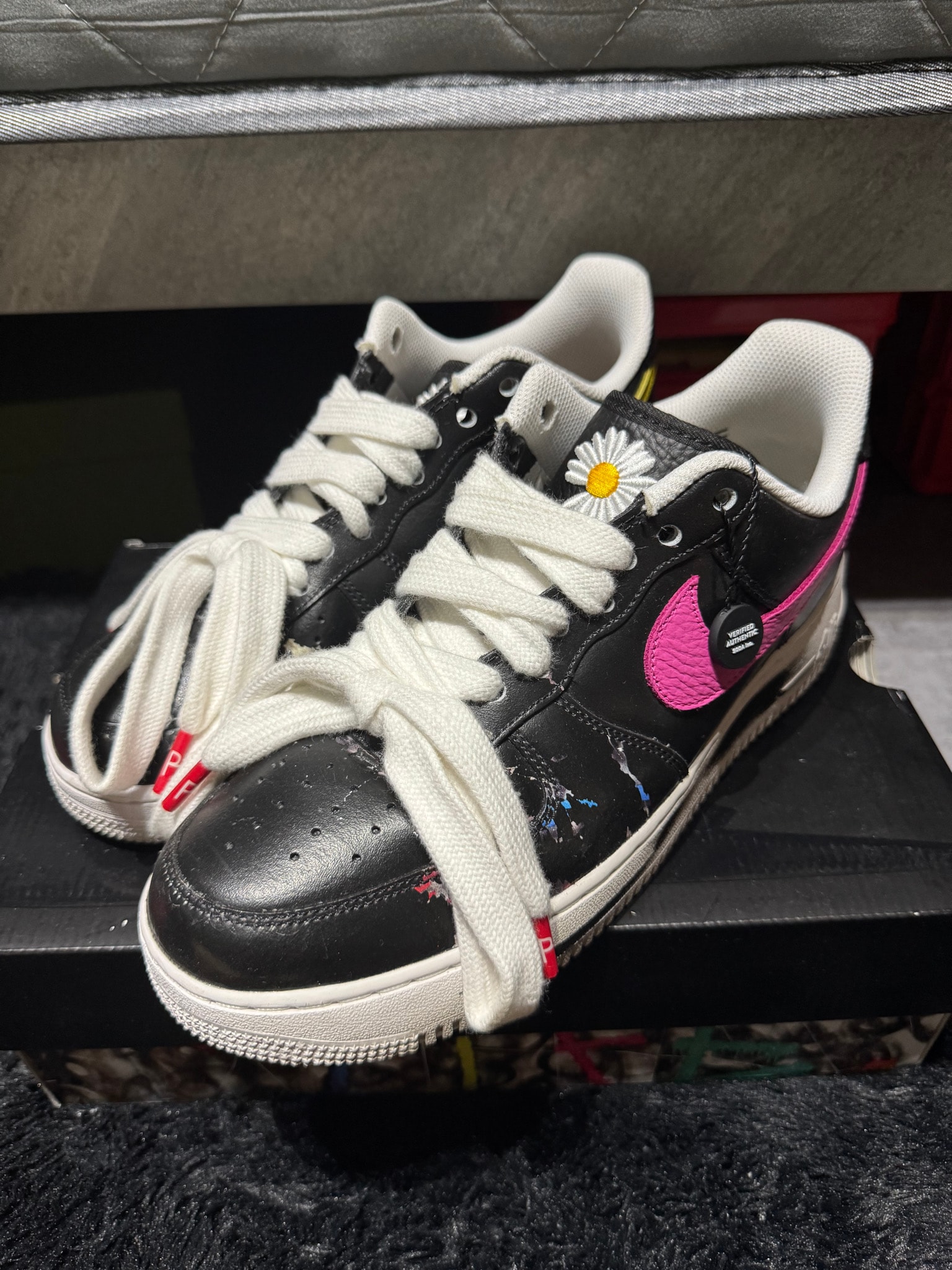 PEACEMINUSONE × Nike Air Force 1 Low '07 Para-Noise 3.0 "Black and Multi-Color" / G-DRAGON
