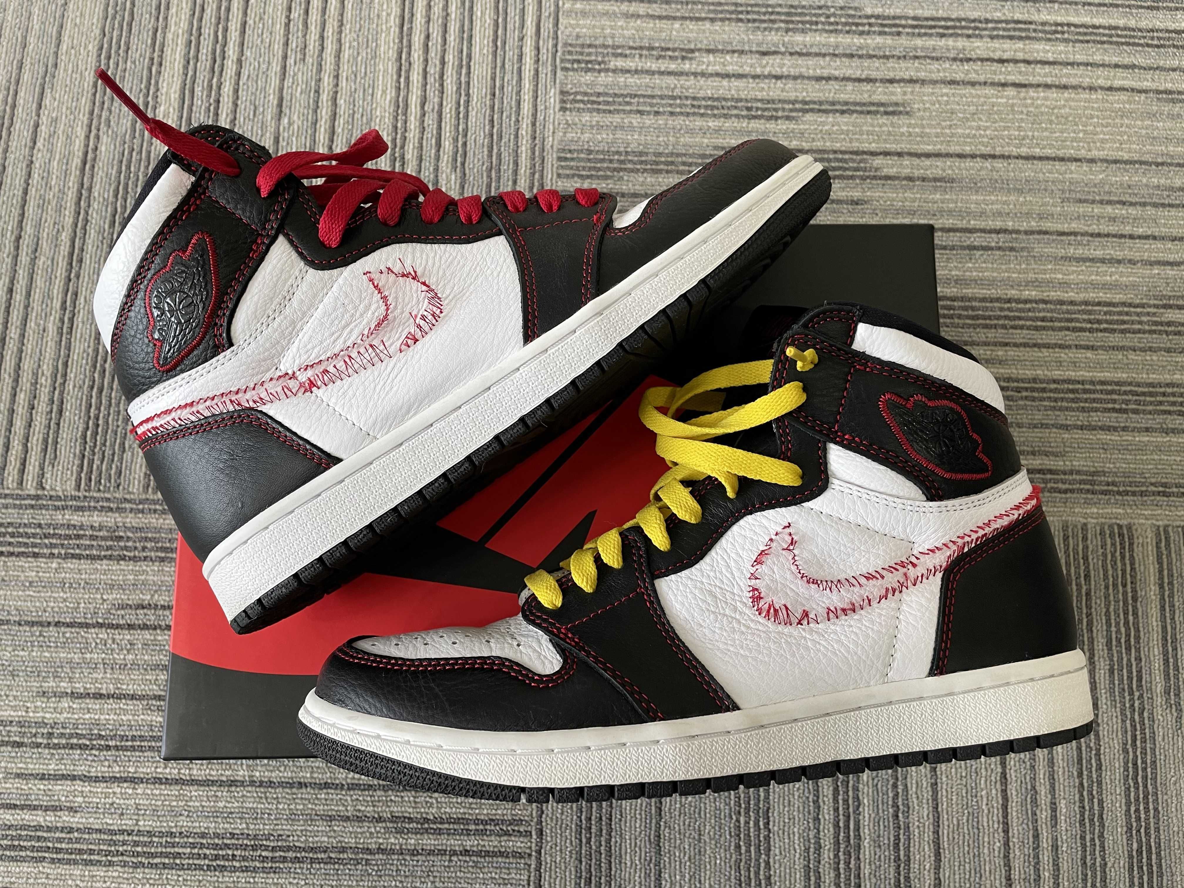 Nike Air Jordan 1 High OG Defiant "Black/Yellow/Gym Red"    