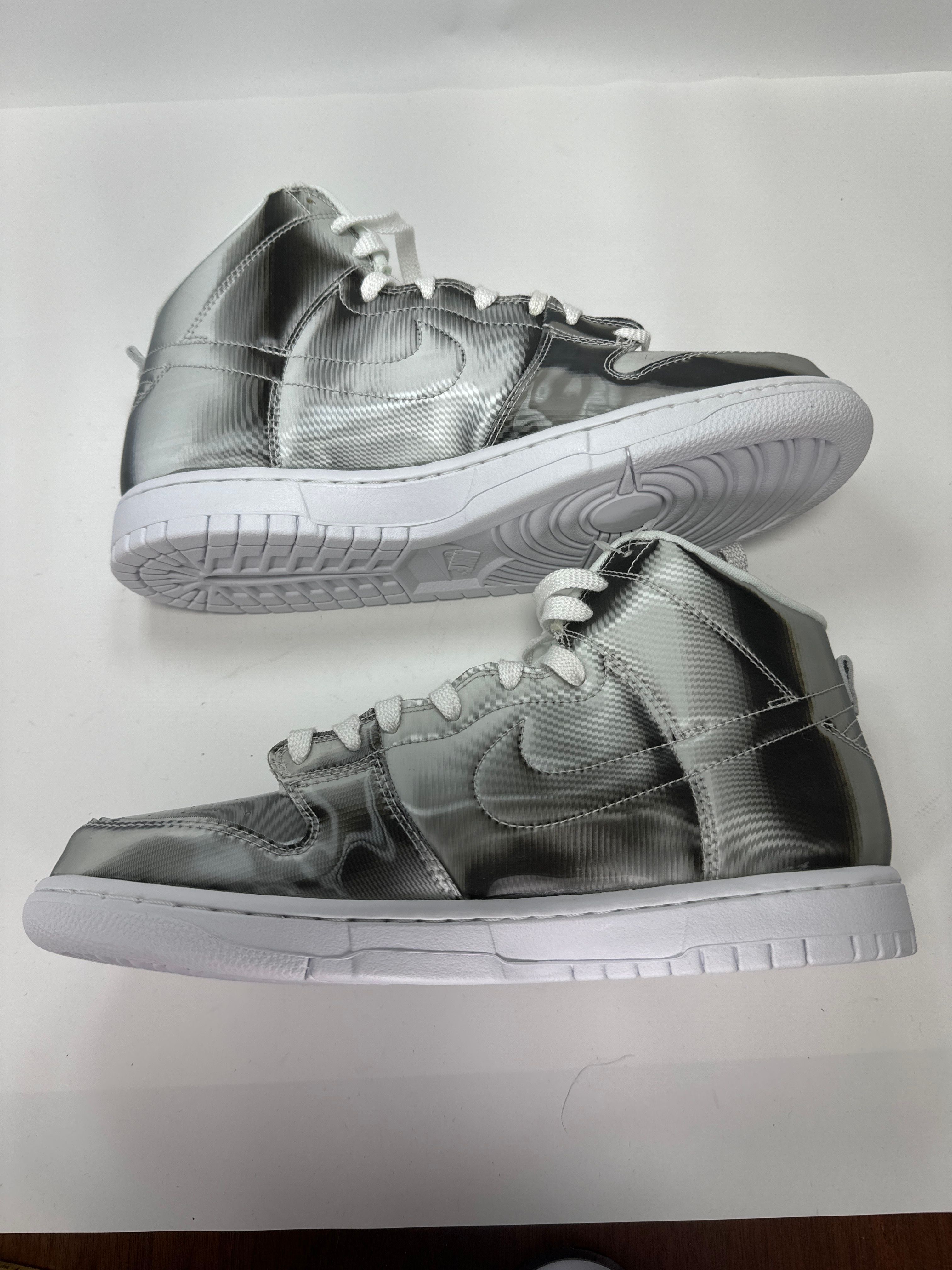 CLOT × Nike Dunk High "Silver/Flux"