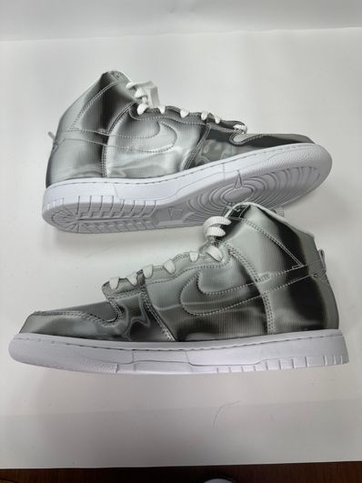 CLOT × Nike Dunk High "Silver/Flux"