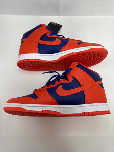 Nike Dunk High Retro "Orange and Deep Royal"