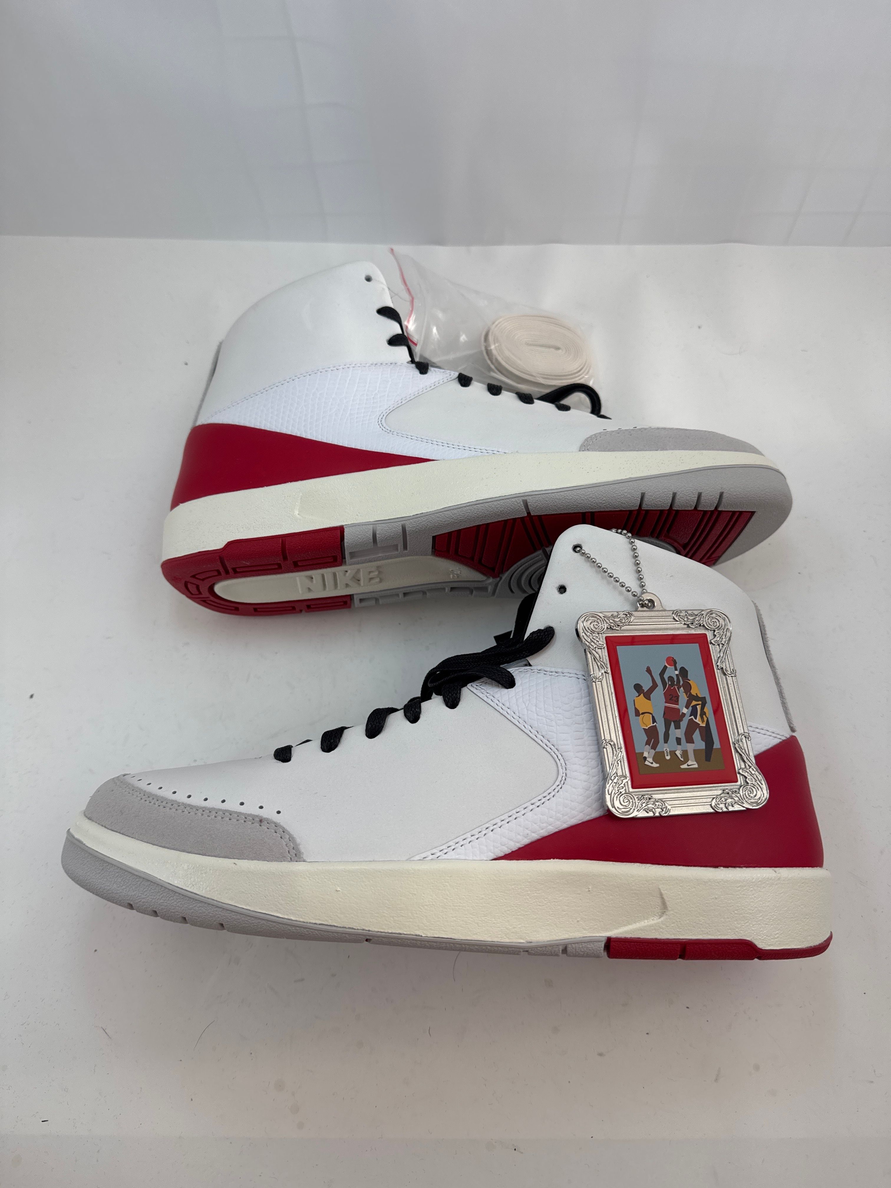 Nina Chanel Abney × Nike Women's Air Jordan 2 High "White and Gym Red"
