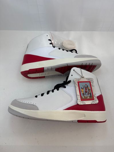 Nina Chanel Abney × Nike Women's Air Jordan 2 High "White and Gym Red"