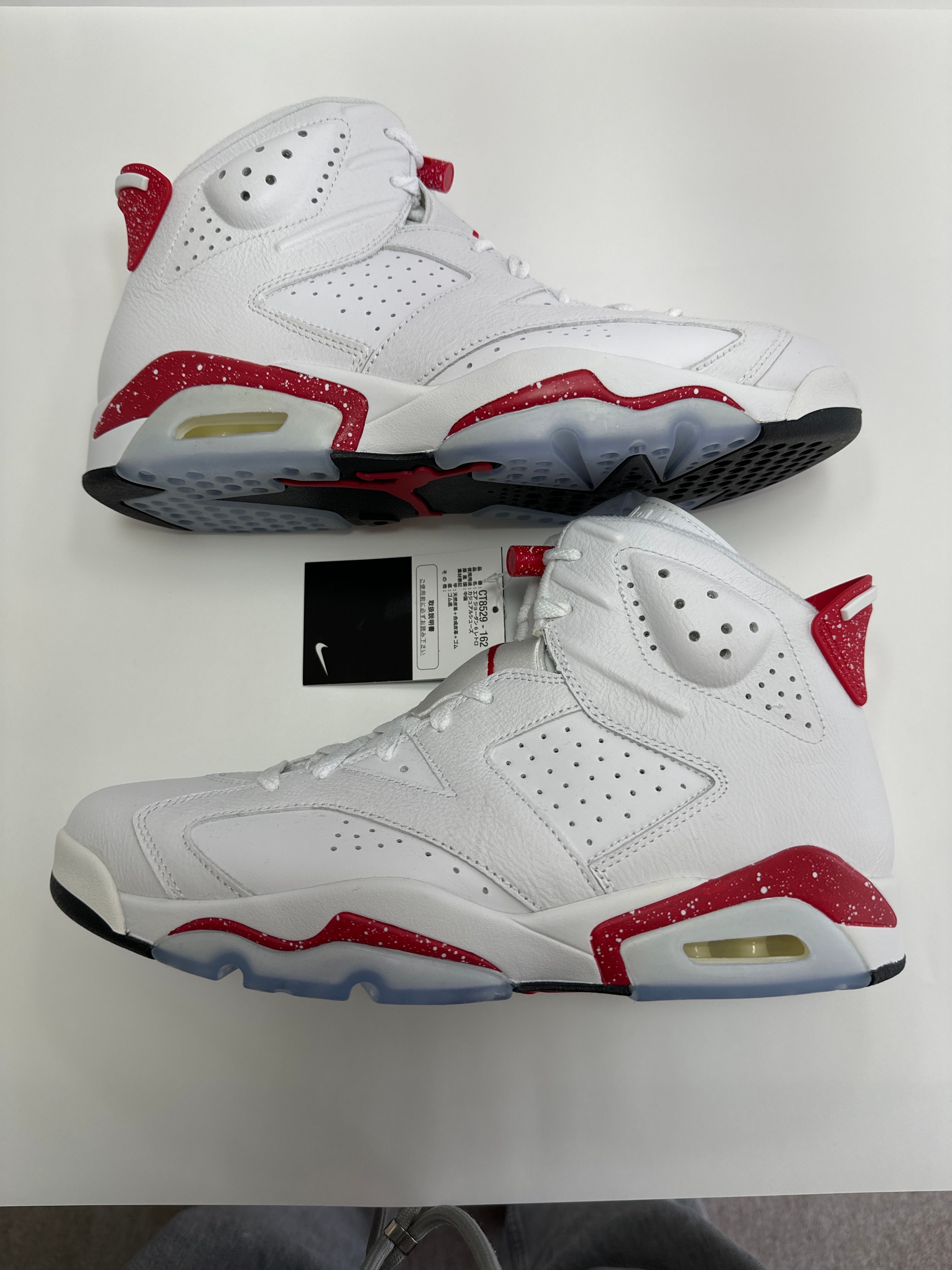 Nike Air Jordan 6 "White and University Red/Red Oreo"